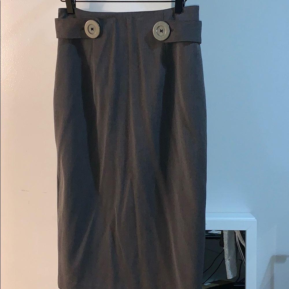 Gently worn grey A line skirt